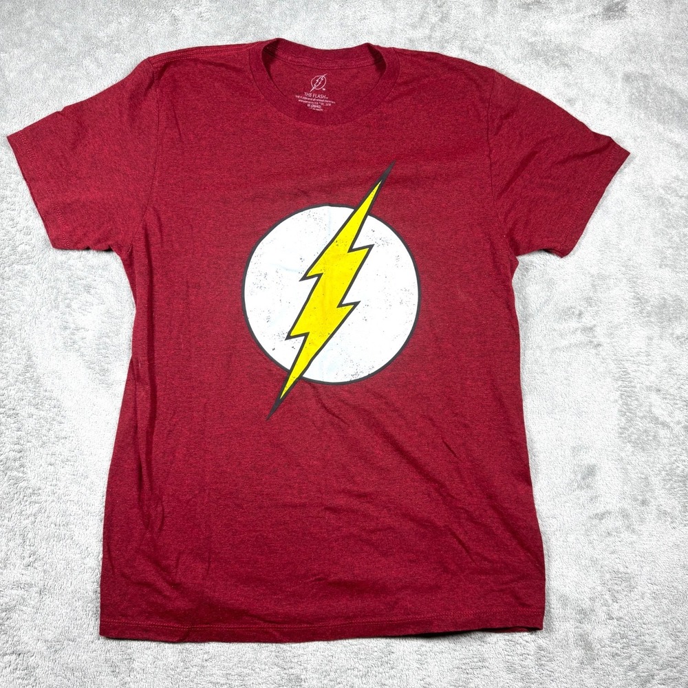 The Flash DC Comics Men's M Graphic T-Shirt Superhero Short Sleeve
